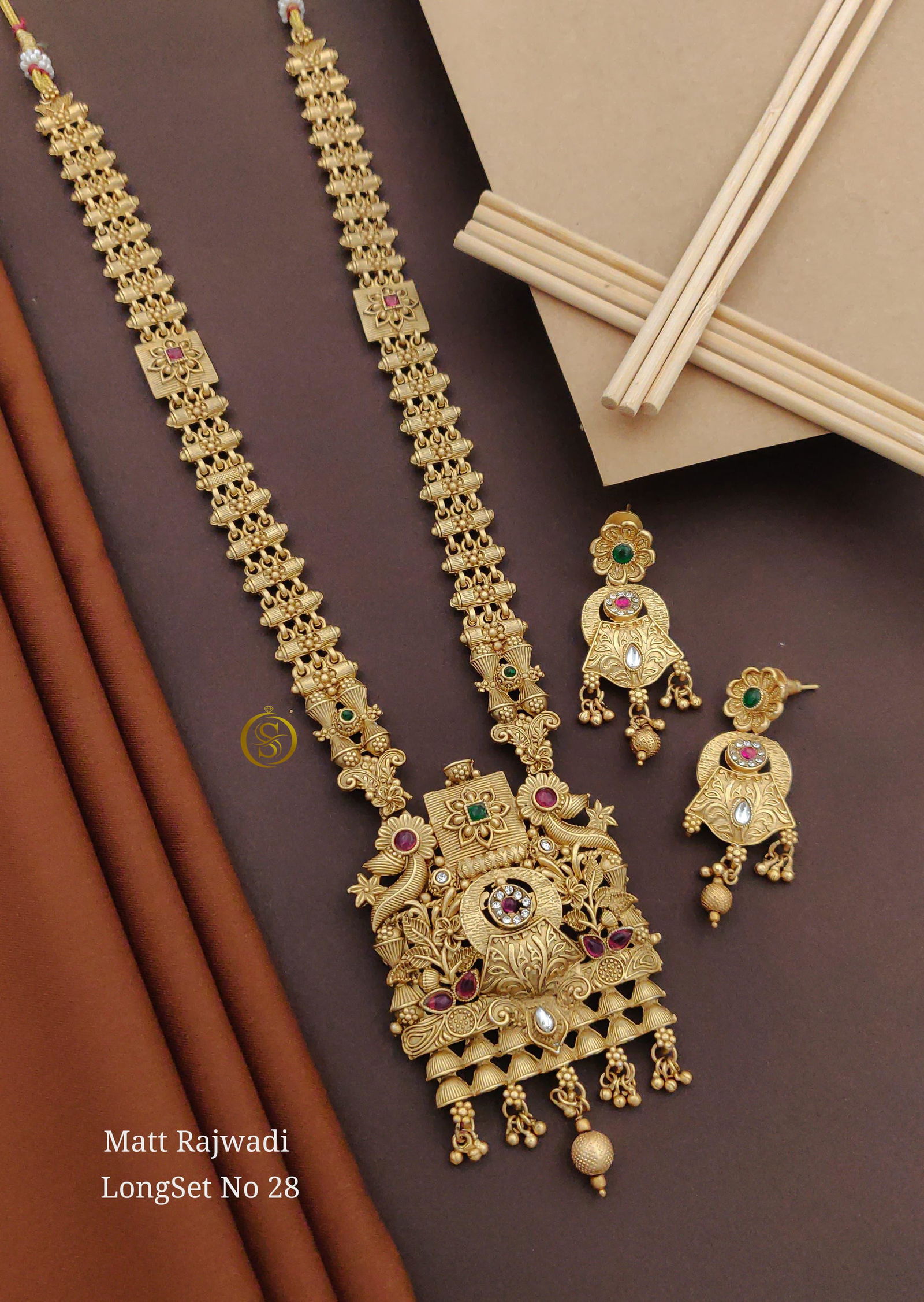 28 MR Matte Bridal Rajwadi Long Set Wholesale Shop In Surat
